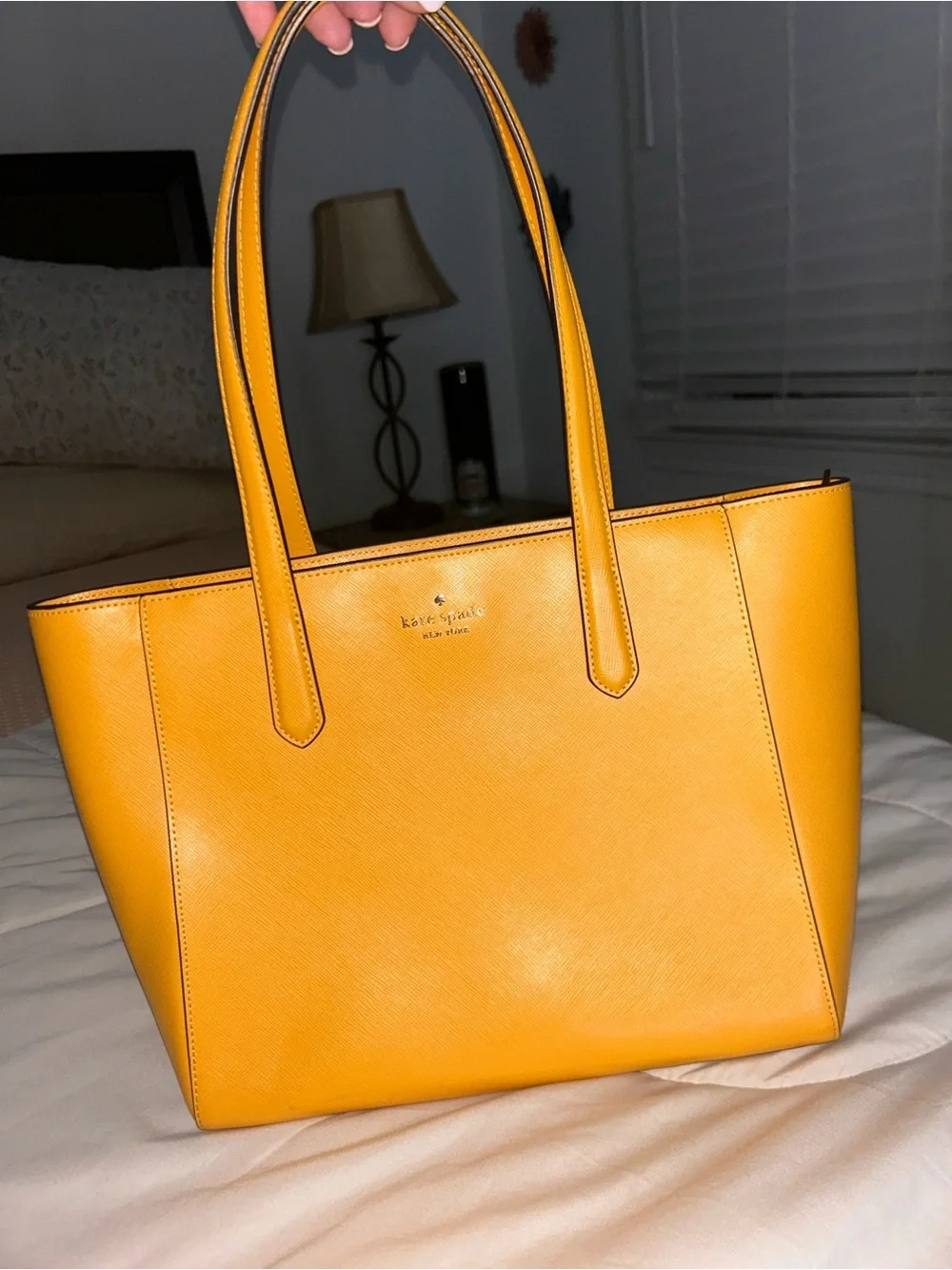 kate spade saffron yellow leather tote - Picture 4 of 5